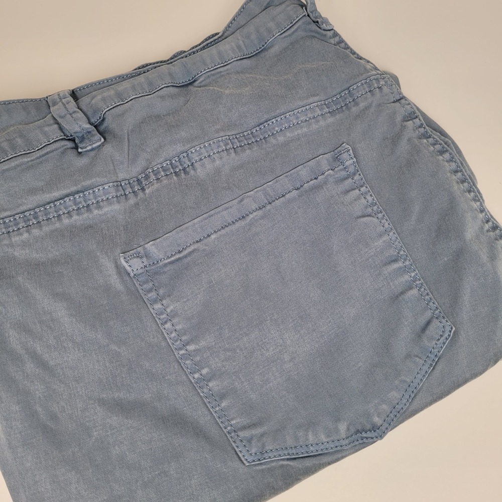 Soft Surrounds Tencel Blend Pants Womens 2X Blue Gray Excellent Tapered SAY39